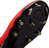 Fußballschuhsohle von Nike mit Stollen und Nike-Logo.