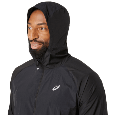 Asics Road Windjacke mit Kapuze