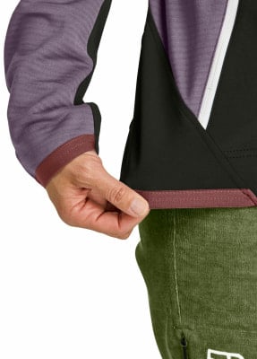 Ortovox Fleece Rib Fleecejacke mit Kapuze