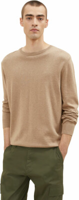 Tom Tailor TOM TAILOR Basic Crew Neck pulóver