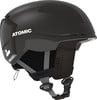 Schwarzer Atomic Skihelm mit verstellbarem Riemen und Größe S.