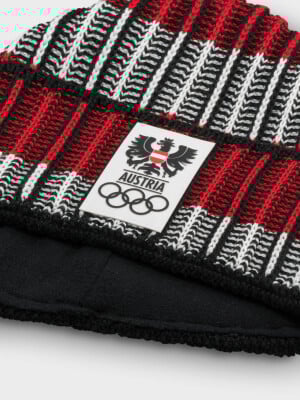 Eisbär Cortina ÖOC Mütze Olympia 2026