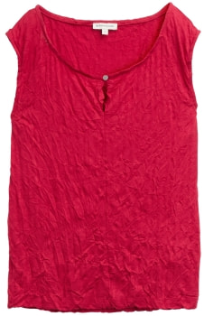 Tom Tailor Crincle V-Neck női ujjatlan póló