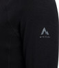 Schwarzes Herren-Sweatshirt mit McKinley-Logo auf dem Ärmel.
