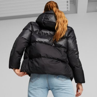 Power Jacke mit Kapuze