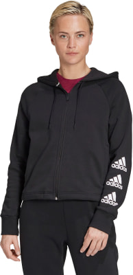 adidas Stacked Logo Fleece Kapuzenjacke