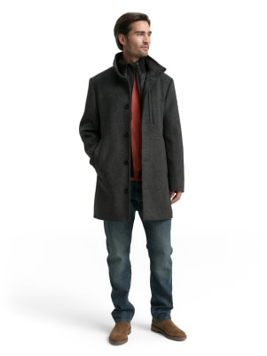 Tom Tailor 2 In 1 Wool Coat férfi kabát