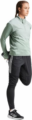 adidas Ultimate Hi Vis Reflective langarm Laufshirt mit Halfzip