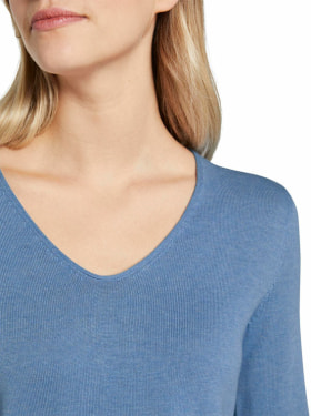 Basic V-Neck női pulóver