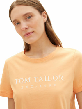 TOM TAILOR Logo Print 1/2 Női póló