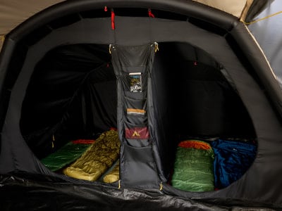 McKINLEY Madeira A 50.5 SW Familienzelt, Air, 17,2kg 545x390x220cm