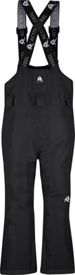 Schwarze Skihose mit Latz und Active Rebel Logo.