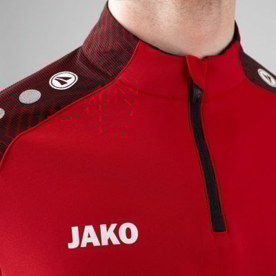 Jako Performance Langarmshirt mit Halfzip