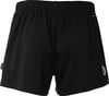 Schwarze Sporthose mit Logo und elastischem Bund.