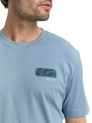 Tom Tailor Printed S-Shirt férfi póló
