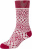 Camano Wmn Cosy Jacquard Socks 2p Mehrfachgrößen