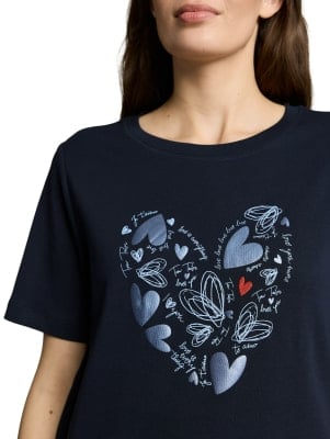 Tom Tailor Boxy Crew Neck női póló