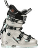 Damen-Skischuh Tecnica Decoy 105 W in Beige mit blauen Akzenten.
