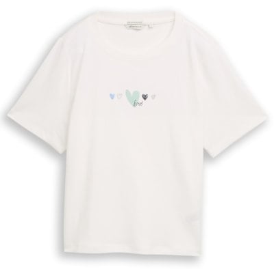 Tom Tailor Boxy Crew Neck női póló Tom Tailor Boxy Crew Neck női póló