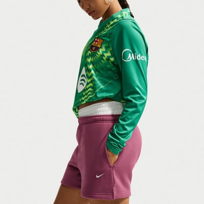 Nike Studio Fleece Mid-Rise 4"inch Shorts Nike Studio Fleece Mid-Rise 4"inch Shorts