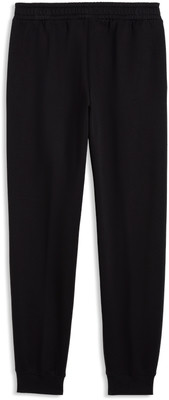 Schwarze Jogginghose mit elastischem Bund und Bündchen an den Knöcheln. Schwarze Jogginghose mit elastischem Bund und Bündchen an den Knöcheln.