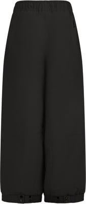 Schwarze weite Hose mit elastischem Bund und Bündchen an den Knöcheln. Schwarze weite Hose mit elastischem Bund und Bündchen an den Knöcheln.