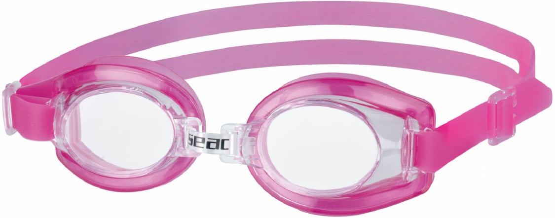 Seac Unisex Kinder Schwimmbrille Kleo | Anti-Fog & UV Schutz | Weiches Silikon