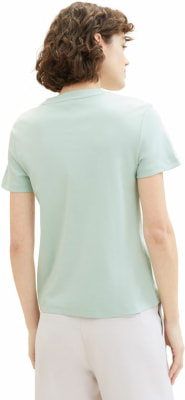 Tom Tailor TOM TAILOR Rib Crew Neck Női póló