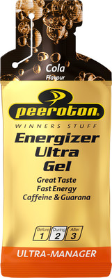 Peeroton Energizer Ultra Gel Cola-Geschmack für schnelle Energie.