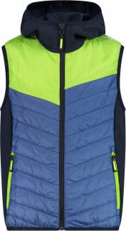 Hybridgilet mit Kapuze