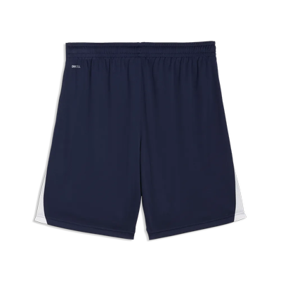 Marineblaue Shorts mit weißen Seitenstreifen und DRYCELL-Logo. Marineblaue Shorts mit weißen Seitenstreifen und DRYCELL-Logo.