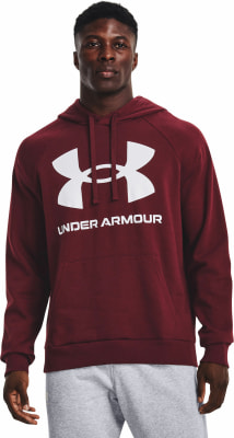 Under Armour Rival Fleece Big Logo férfi kapucnis felső