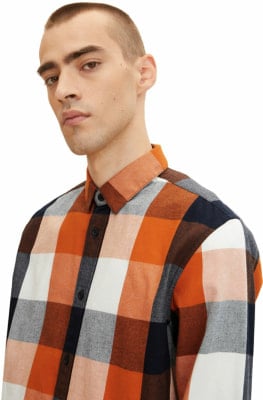 Tom Tailor Checked Shirt férfi ing Tom Tailor Checked Shirt férfi ing