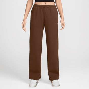 Nike Studio Fleece Mid-Rise Open-Hem Pants