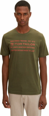 TOM TAILOR Printed Basic férfi póló