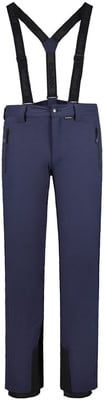 Damen-Skihose in Dunkelblau mit Latz und schwarzen Details. Damen-Skihose in Dunkelblau mit Latz und schwarzen Details.