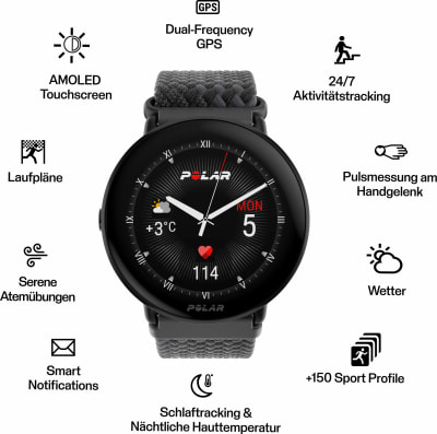 Polar Ignite 3 Braided Yarn Multisport Smartwatch
