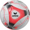 Erima Fußball mit roten und schwarzen Mustern auf weißem Grund.