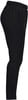 Schwarze Hose mit elastischem Bund und Seitennähten.