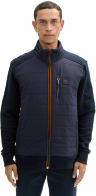 Tom Tailor TOM TAILOR Hybrid Sweat Jkt pulóver