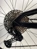 Schaltwerk eines Mountainbikes mit Kassette und Kette.