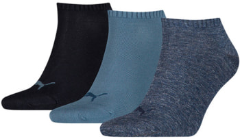 Puma Invisible sada 3 párů nízkých ponožek