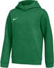 Grüner Kapuzenpullover mit Nike-Logo auf der Brust.