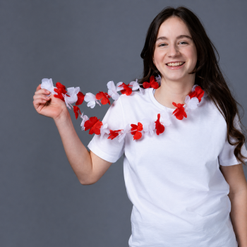 Österreich Blumenkranz Halskette