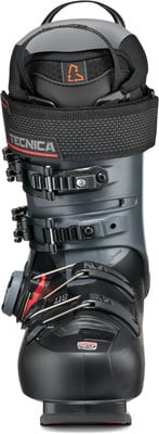 Tecnica Skischuh mit verstellbaren Schnallen und Klettverschlussriemen für sicheren Halt. Tecnica Skischuh mit verstellbaren Schnallen und Klettverschlussriemen für sicheren Halt.