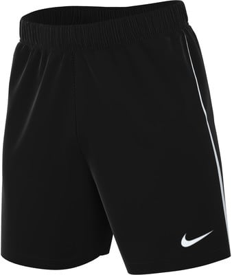 Schwarze Nike Sporthose mit weißem Logo und Streifen. Schwarze Nike Sporthose mit weißem Logo und Streifen.