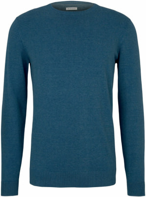 Tom Tailor Basic Crew Neck férfi pulóver