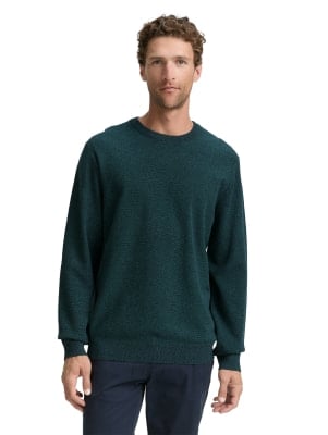Tom Tailor Structured Knit férfi pulóver