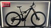 Schwarzes Orbea Mountain-E-Bike mit Federung und Logo auf dem Rahmen.