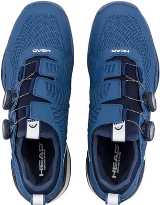 Blaue HEAD Tennisschuhe mit BOA-System und HEAD-Logo